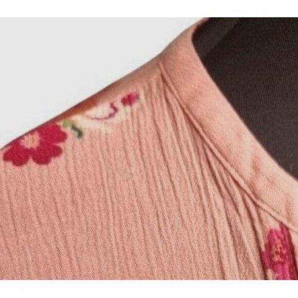 Matilda Jane Dress Womens Small Pink Floral Babydoll Mini Lets Go Out - Picture 10 of 11